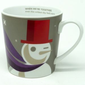Starbucks 2011 Christmas snowman mug